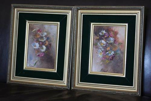 2 x ORIGINAL PIETER MILLARD OIL PAINTING c/w STUNNING FRAME! BEAUTIFUL COLLECTOR ART! bid / each