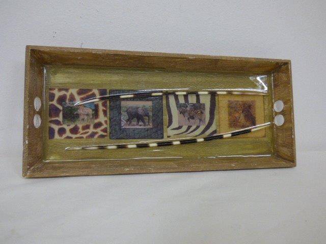 A LOVELY WOODEN BOWL/TRAY FOR YOUR CENTRE TABLE DISPLAY/ SNACK TRAY. BEAUTIFUL!!