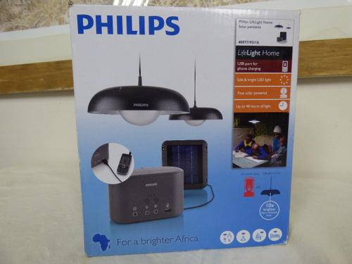 AN AWESOME AND INGENIOUS "PHILIPS LIFELIGHT HOME SOLAR PENDANTS (LIGHTS)" w/ UP TO 40 HOURS OF LIGHT