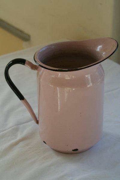 GORGEOUS ENAMEL WATER JUG!!!
