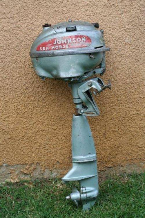A RARE JOHNSON SEA HORSE OUT-BOARD MOTOR!!!