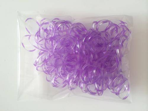 Rainbow loom bands - Silicone purple