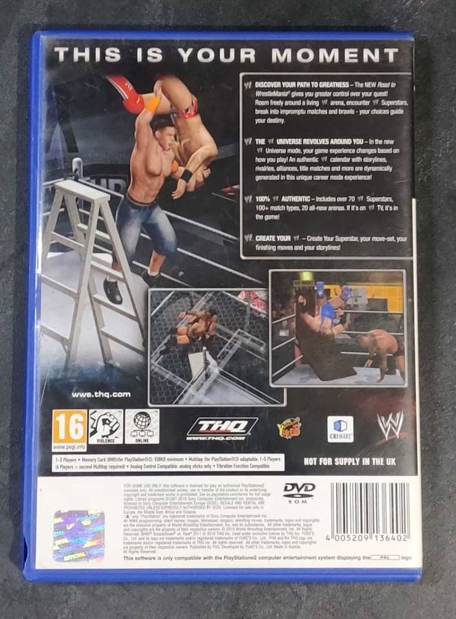 WWE Smackdown vs Raw 2011 - PS2