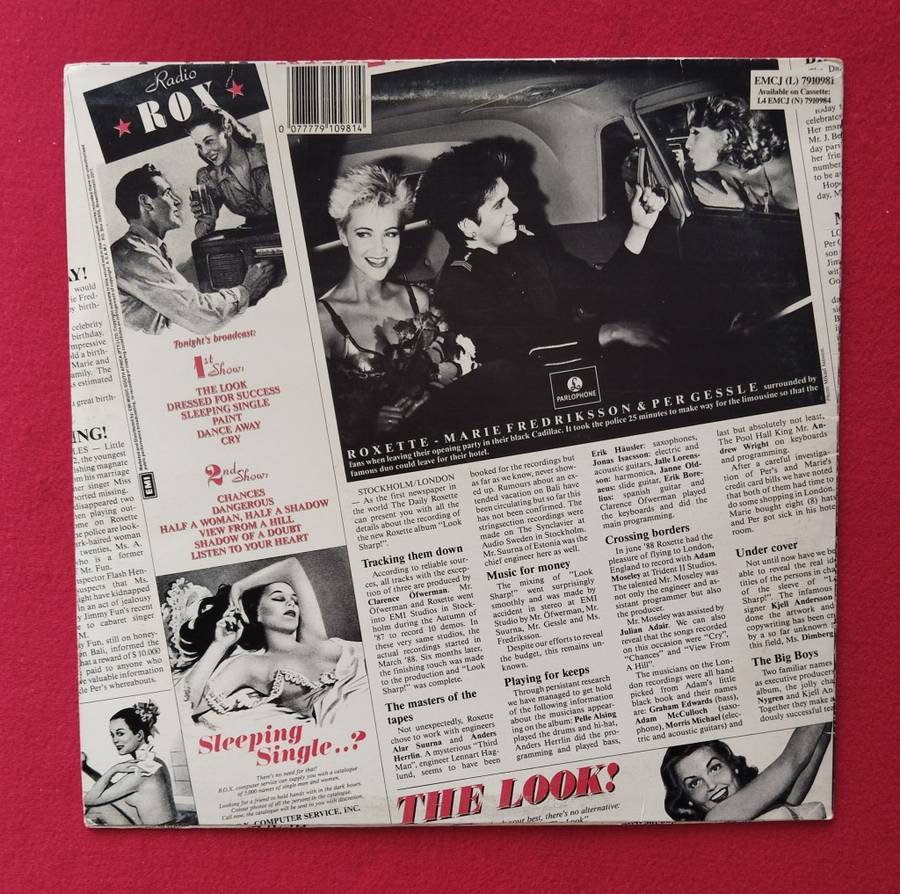ROXETTE - LOOK SHARP! - VINYL LP