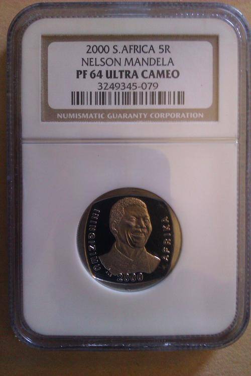 Mandela 2000 R5 NGC PF64 Ultra Cameo *** ULTRA RARE *** 5 Day Special!!!
