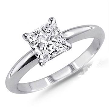 1CT Princess Solitaire- FREE SHIPPING