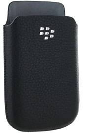 BLACKBERRY LEATHER POUCH