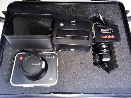 Blackmagic Design Production Camera 4K (EF Mount) For Sale with Vanguard Supreme Series hard case!