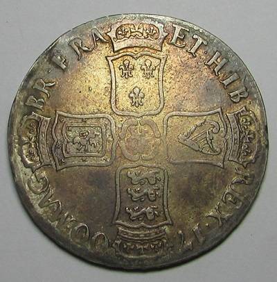 Great Britain 1700 Silver Half Crown