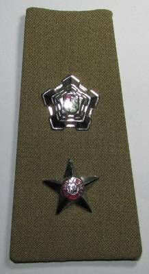 SADF - Army lieutenant Colonel Shoulder Board Rank