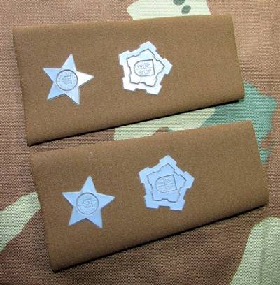 SADF - Air Force Commandant Slip on Ranks