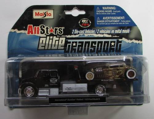 Maisto All Stars Elite Transporter - International Durostar Flatbed /1929 Ford Model A