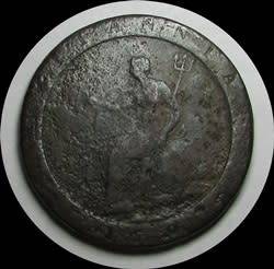 Old British Cartwheel Penny