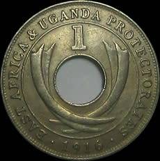 1916 East Africa and Uganda 1 Cent