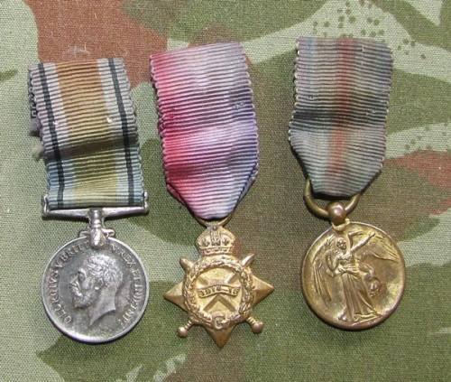 World War 1 Trio of Miniatures