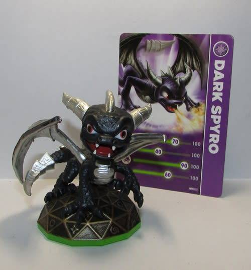 Skylanders Spyros Adventure - Dark Spyro Figurine with Card