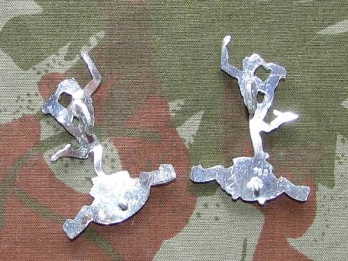 Signals Collar Badge Pair
