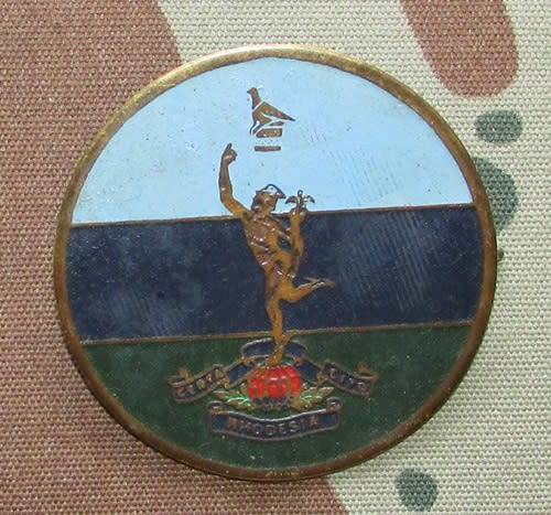 Rhodesia - Signals Officers Belt Buckle Badge