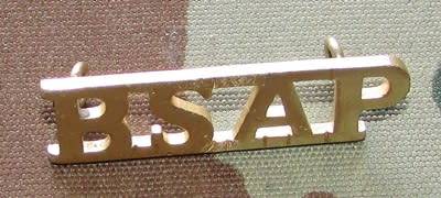 Rhodesia - BSAP Shoulder Title