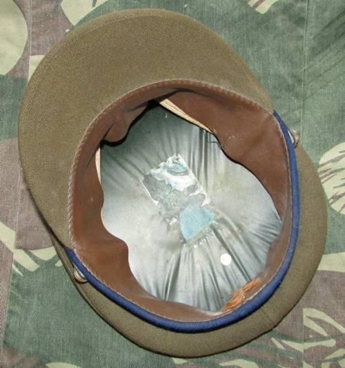 Rhodesia - BSAP Officers Peak Cap with Badge