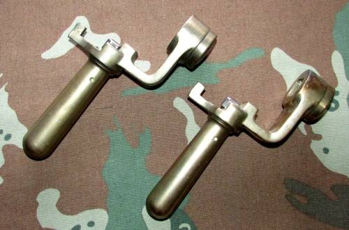 SAR/SAS Pair of Brass Train Break Handles