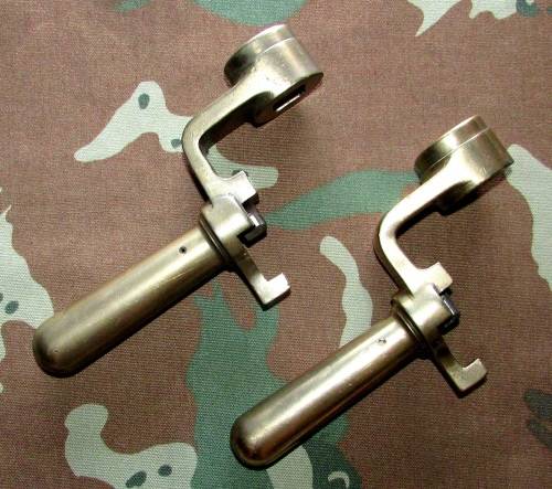SAR/SAS Pair of Brass Train Break Handles