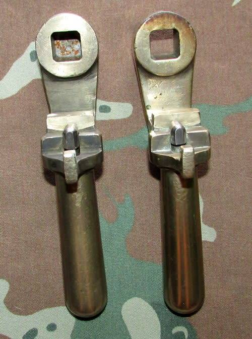SAR/SAS Pair of Brass Train Break Handles