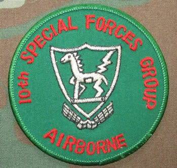 United States 10th Special Forces Group Airborne Pocket Flash