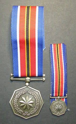 Full Size SA Medal with Miniature - Low Number 834