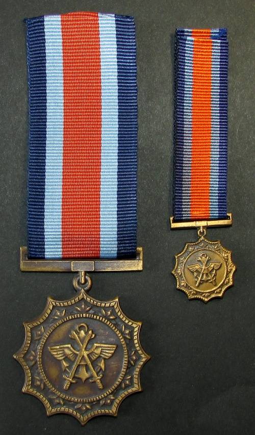 SADF - Full Size MMM Medal with Miniature - Numbered 17303