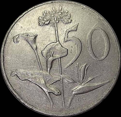 1968 RSA 50c Piece - Circulated