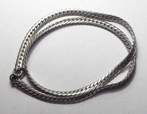 Thick Sterling Silver Chain With Makers Mark