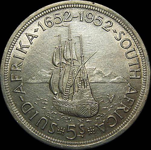 50% Silver - 1952 Union of South Africa Crown