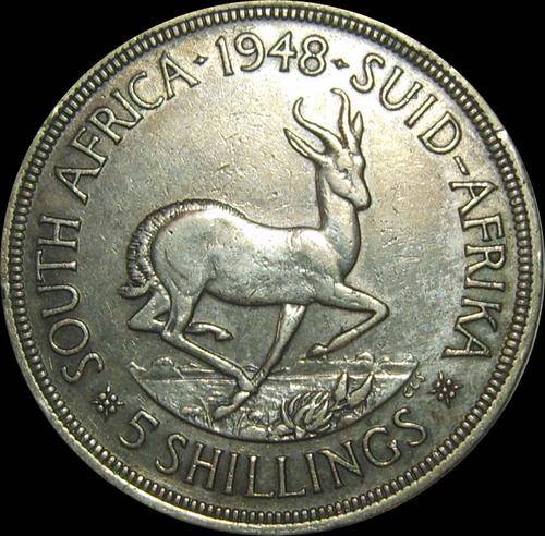 80% Silver - 1948 Union of South Africa Silver Crown