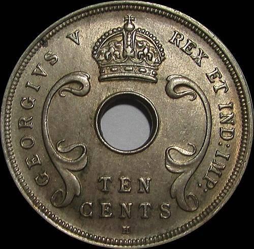 East Africa 1912 Ten Cent