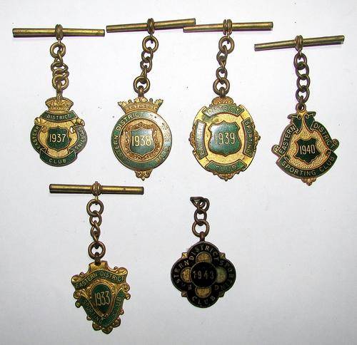 Collection of 6 Well Made Badges from the 1930's and 40's