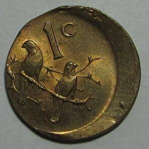 Error Coin -  Republic of South Africa 1c Piece