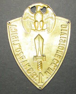 Italy - Italian WW2 Facist Black Shirts Libian Division Shield