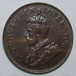 1923 Union of South Africa 1/4 Penny