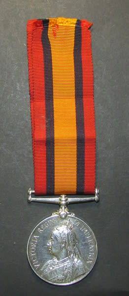 Full Size QSA Medal:5286 CORPL J.Riley Scottish Rifles