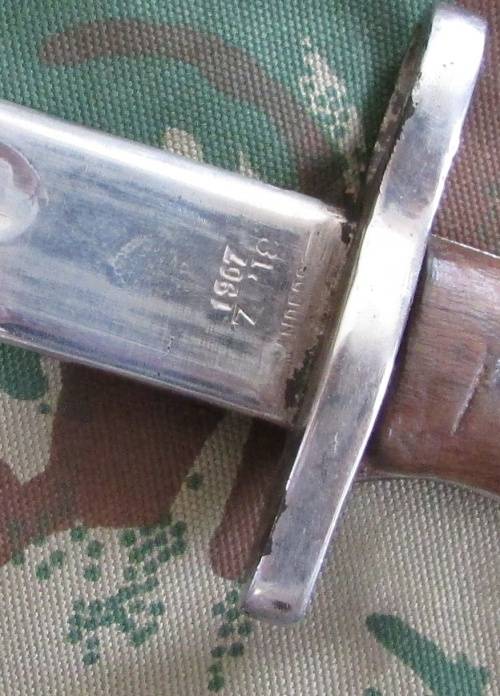 Pattern 1907 Bayonet with Scabbard ( Sanderson )