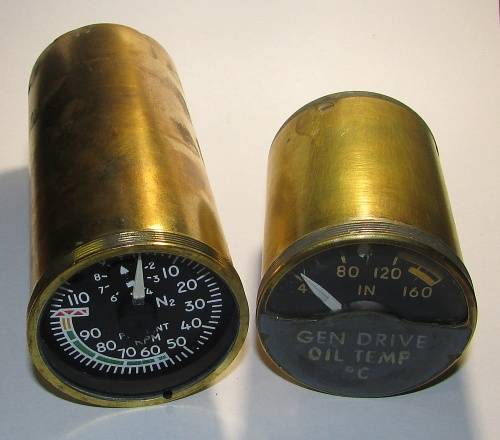 Vintage Aeroplane Gauges