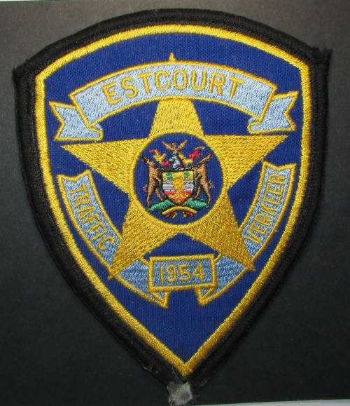 Escort Traffic Police Patch Badge