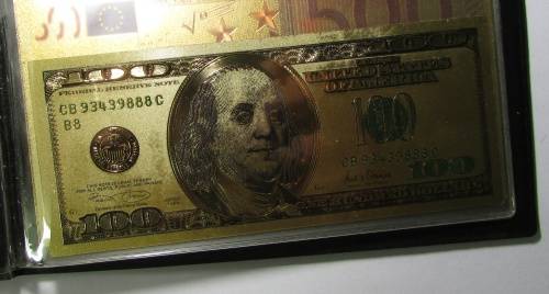 Limited Edition - 24KT Gold Banknote Collection Folder