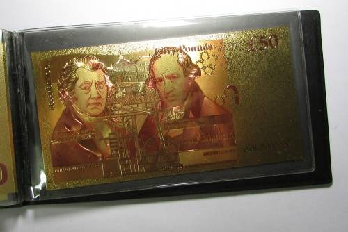 Limited Edition - 24KT Gold Banknote Collection Folder