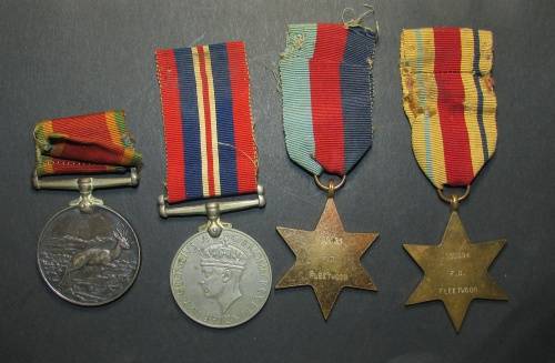 Full Size World War Two 8th Army Group of 4:180894 F.D Fleetwood