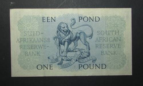 MH De Kock 1 Pound Banknote