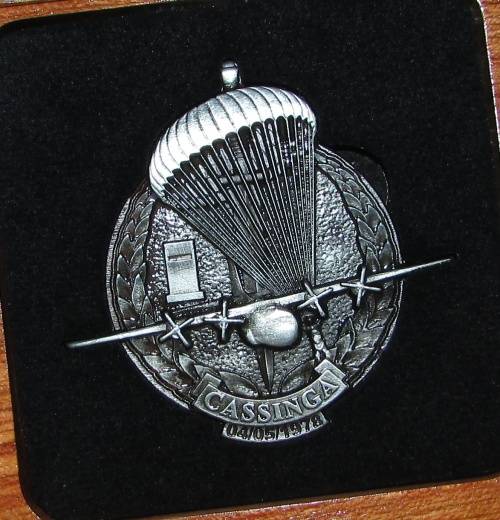 SADF - 1 Parachute/Battale for Cassinga Commemorative Badge - Number 083