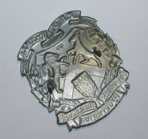 SADF - Pretoria Highlanders Cap Badge
