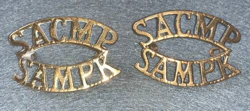SADF - SACMP/SAMPK Shoulder Title Pair